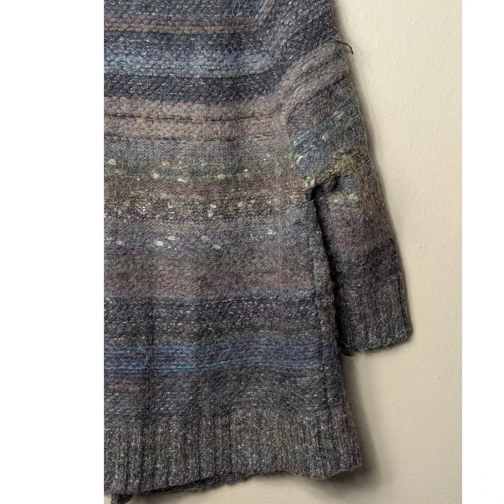 Free People Cardigan Sweater Womens Medium Brown Boho Oversized Chunky Knit Cozy